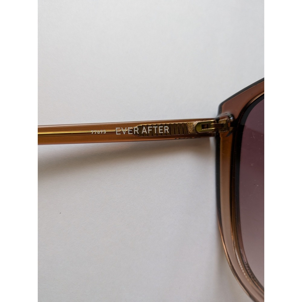 Quay Ever After Sunglasses OS Boho Y2K Maximalist Brown Gradient Lens Chic Vibe - Picture 4 of 6